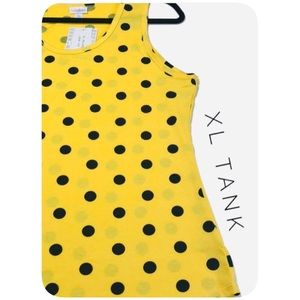NWT polka dot LuLaRoe Tank top XL